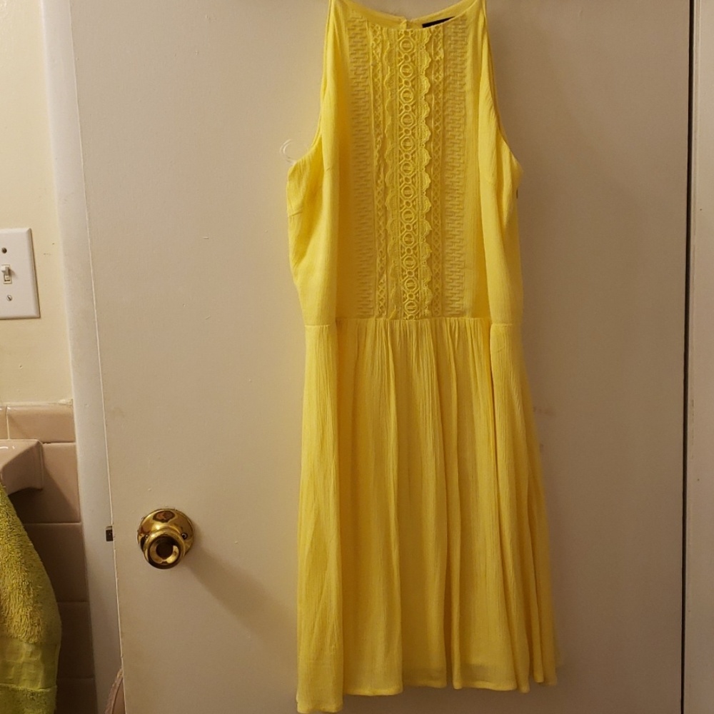 Lulus yellow dress